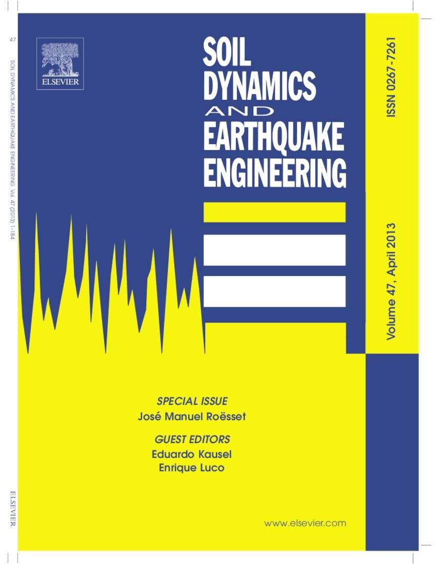 Soil Dynamics and Earthquake Engineering
