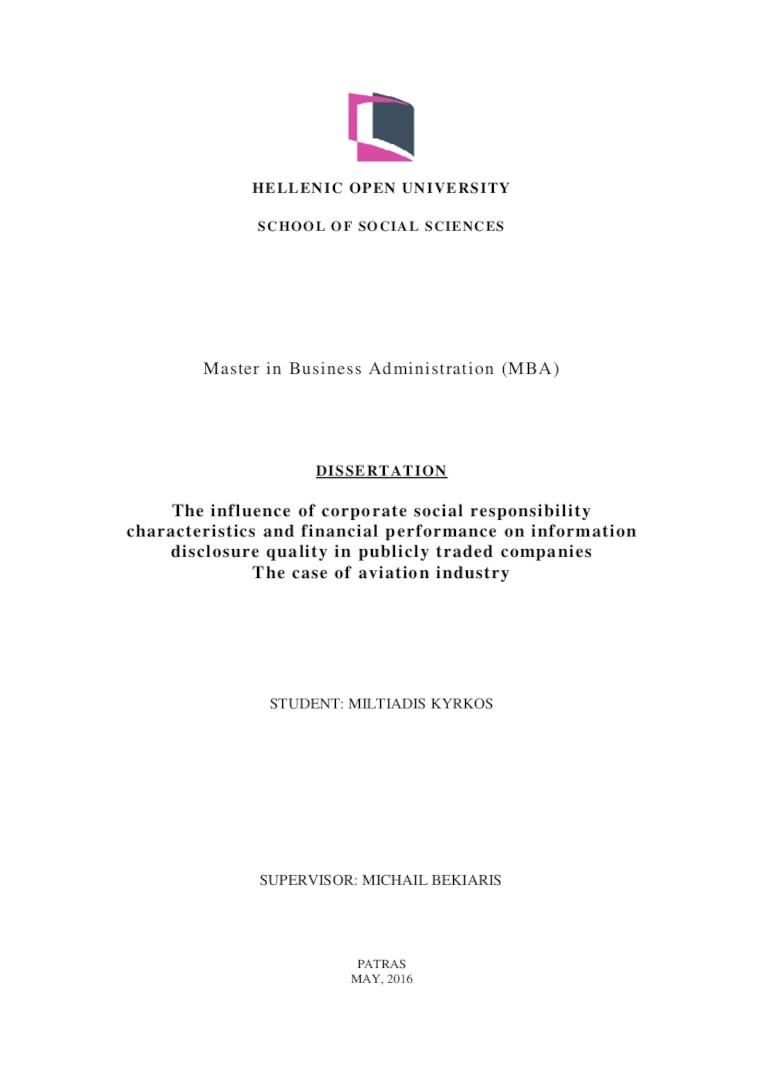 Dissertation